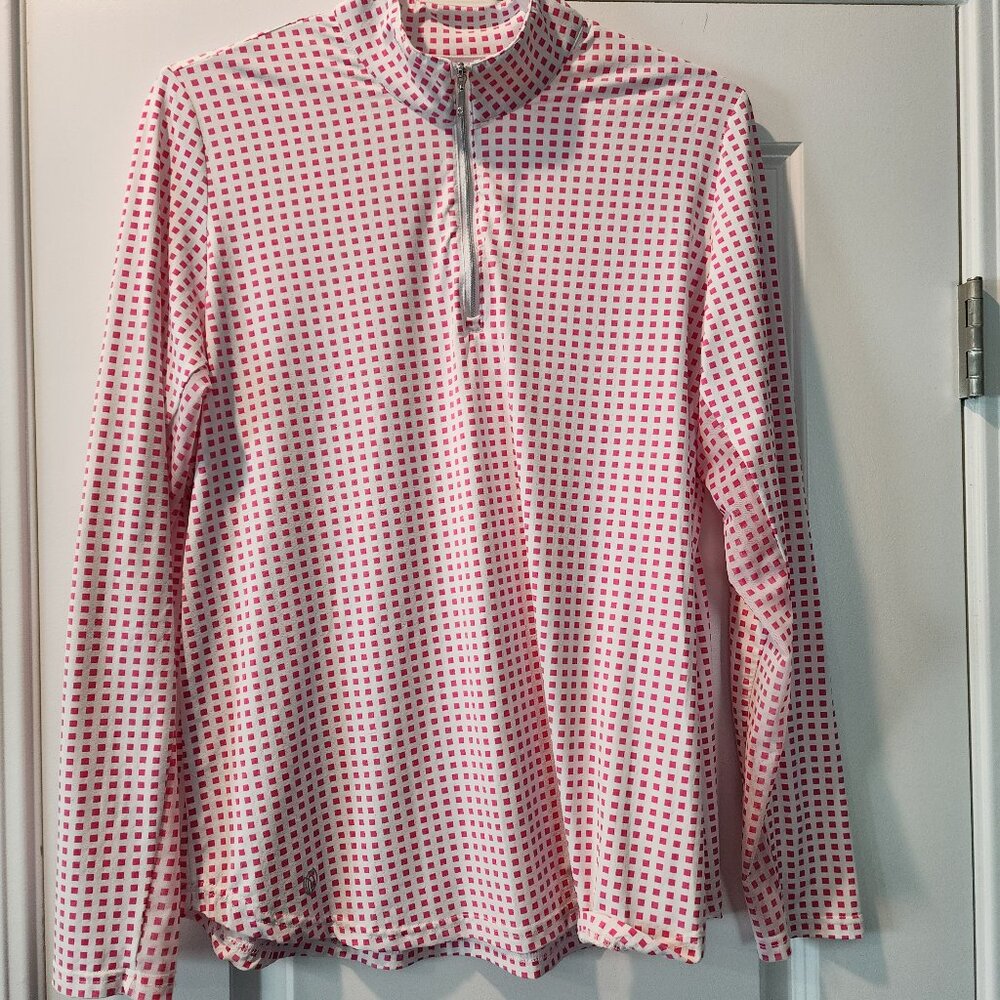 GGblue Luxe Sport Women's 1/4 Zip Long sleeve Shirt Size XL.  ITEM 1125256GS